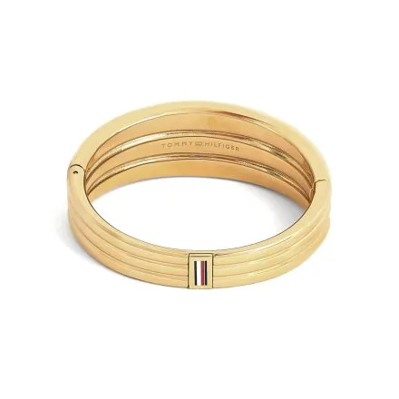 Tommy Hilfiger Puffy bransoletka damska złota sztywna bangle 2781069