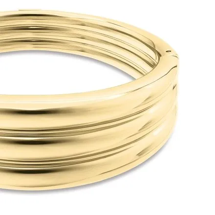 Tommy Hilfiger Puffy bransoletka damska złota sztywna bangle 2781069