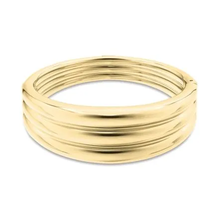 Tommy Hilfiger Puffy bransoletka damska złota sztywna bangle 2781069