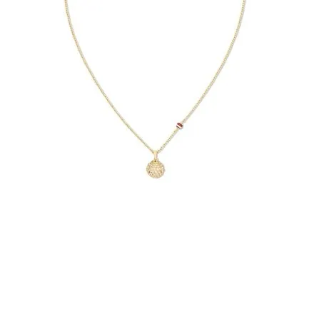 Tommy Hilfiger Holiday Beads naszyjnik damski złoty z kryształową kulką 2781075 