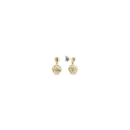 Tommy Hilfiger Holiday Beads kolczyki damskie złote kryształowe kulki 2781079