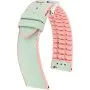 Miętowo-różowy pasek do zegarka 20 mm HIRSCH Arne 0922290141-2-20 (M)