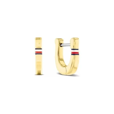 Tommy Hilfiger Lucky Charms kolczyki damskie złote zapięcie angielskie 2781086
