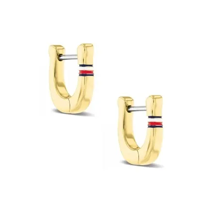 Tommy Hilfiger Lucky Charms kolczyki damskie złote zapięcie angielskie 2781086