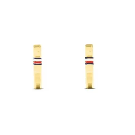 Tommy Hilfiger Lucky Charms kolczyki damskie złote zapięcie angielskie 2781086