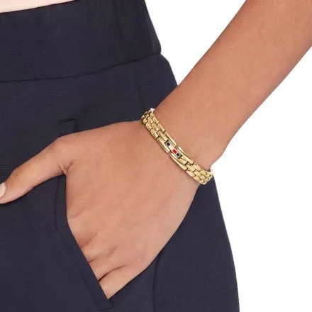 Tommy Hilfiger Mia bransoletka damska złota regulowana 2781088