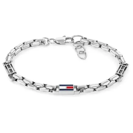 Tommy Hilfiger bransoletka męska srebrna 2790674