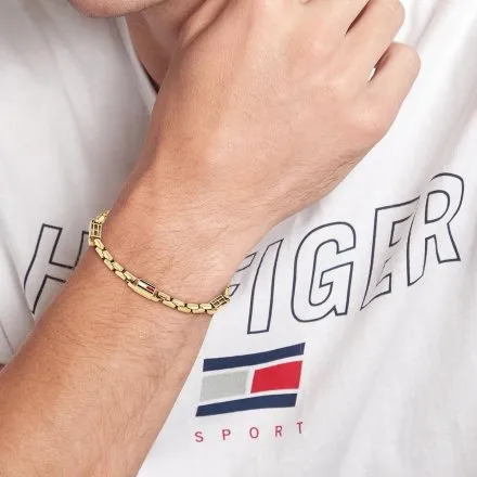 Tommy Hilfiger bransoletka męska złota 2790675