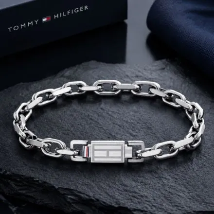 Tommy Hilfiger bransoletka męska srebrna 2790715