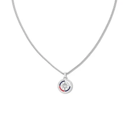 Tommy Hilfiger naszyjnik męski srebrny z zawieszką 2790720