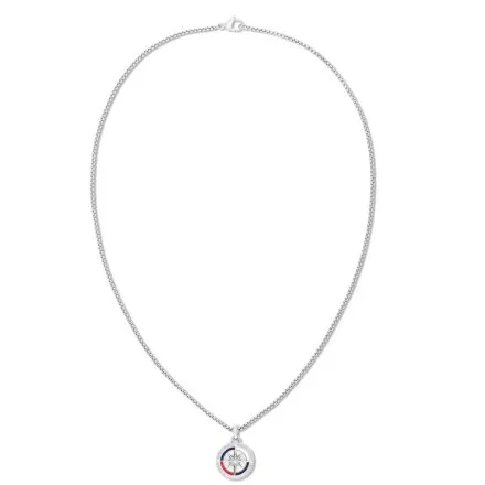 Tommy Hilfiger naszyjnik męski srebrny z zawieszką 2790720