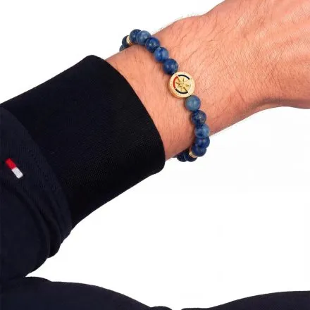 Tommy Hilfiger Compass bransoletka męska granatowe koraliki 2790723