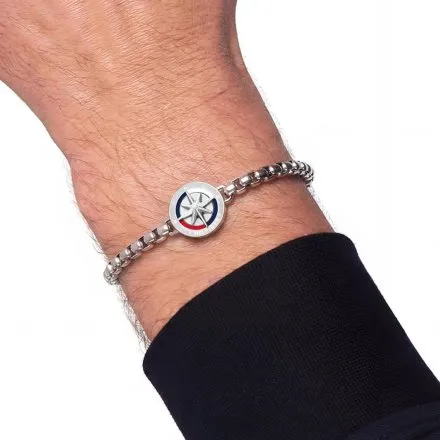 Tommy Hilfiger Compass bransoletka męska srebrna 2790726
