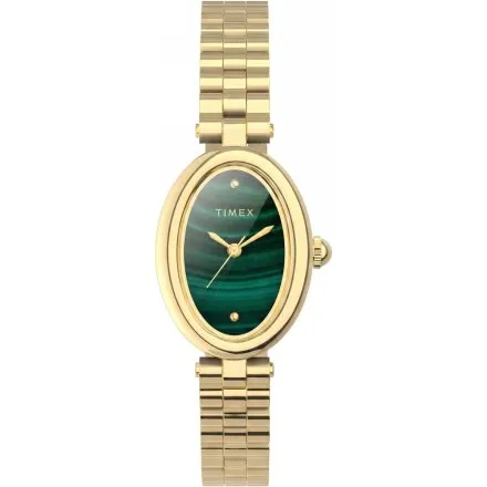 Timex Cavatina Luxe TW2Y86100 damski zegarek na złotej bransolecie
