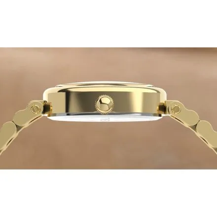 Timex Cavatina Luxe TW2Y86100 damski zegarek na złotej bransolecie