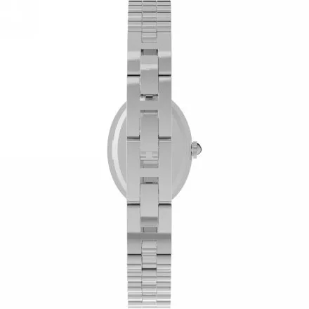 Timex Cavatina Luxe TW2Y86000 damski zegarek na srebrnej bransolecie