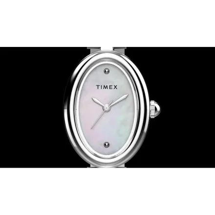 Timex Cavatina Luxe TW2Y86400 damski zegarek z perłową tarczą