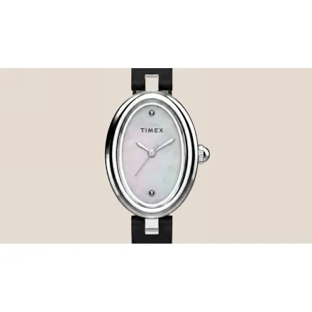 Timex Cavatina Luxe TW2Y86400 damski zegarek z perłową tarczą