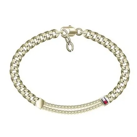 Tommy Hilfiger bransoletka męska złota stalowa 2790730