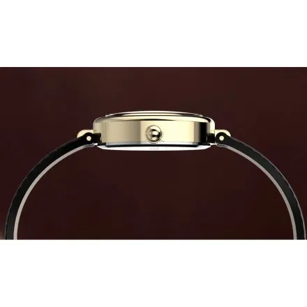 Timex Cavatina Luxe TW2Y86300 damski zegarek z czarną tarczą