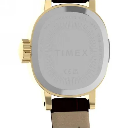 Timex Cavatina Mini TW2Y87700 damski zegarek ze złotą tarczą