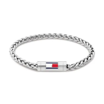 Tommy Hilfiger bransoletka męska srebrna magnetyczna klamra 2790743