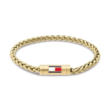 Tommy Hilfiger bransoletka męska złota magnetyczna klamra 2790744
