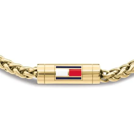Tommy Hilfiger bransoletka męska złota magnetyczna klamra 2790744