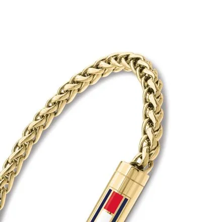 Tommy Hilfiger bransoletka męska złota magnetyczna klamra 2790744