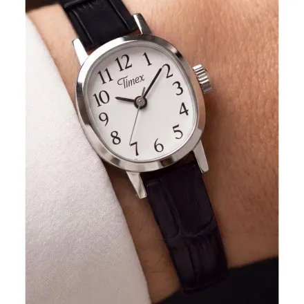 Timex Cavatina Mini TW2Y87800 damski zegarek z białą tarczą