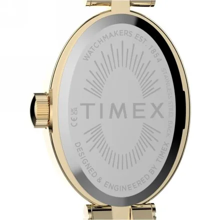 Timex Cavatina TW2Y90100 damski zegarek na złotej bransolecie