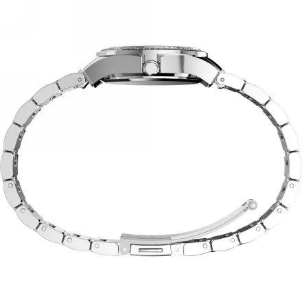 Timex Celine TW6A04500 damski zegarek na srebrnej bransolecie