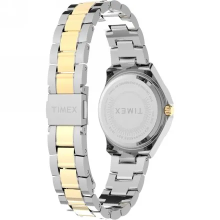 Timex Celine TW6A04700 damski zegarek na srebrno-złotej bransolecie
