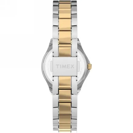 Timex Celine TW6A04700 damski zegarek na srebrno-złotej bransolecie