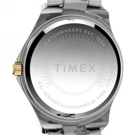 Timex Celine TW6A04700 damski zegarek na srebrno-złotej bransolecie