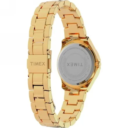 Timex Celine TW6A04600 damski zegarek na złotej bransolecie
