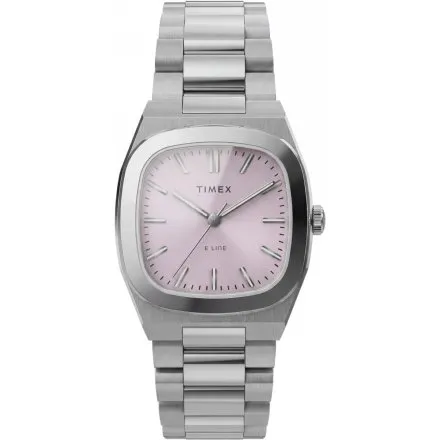 Timex E Line TW6A01000 damski zegarek na srebrnej bransolecie