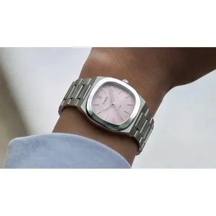 Timex E Line TW6A01000 damski zegarek na srebrnej bransolecie