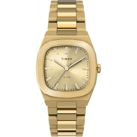 Timex E Line TW6A00900 damski zegarek na złotej bransolecie