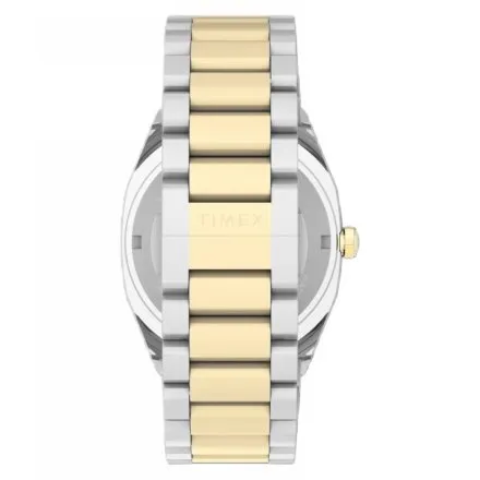 Timex E Line Automatic TW6A00600 zegarek męski automatyczny srebrno-złoty z bransoletą