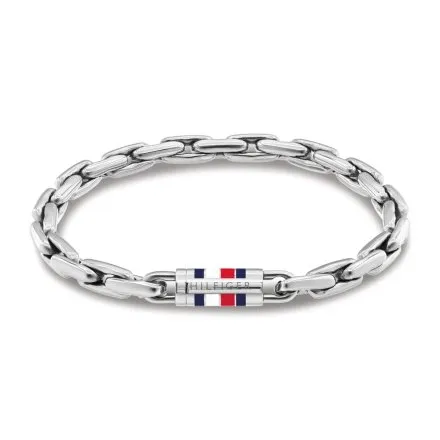 Tommy Hilfiger bransoletka męska srebrna magnetyczna klamra 2790749