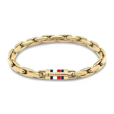 Tommy Hilfiger bransoletka męska złota magnetyczna klamra 2790750