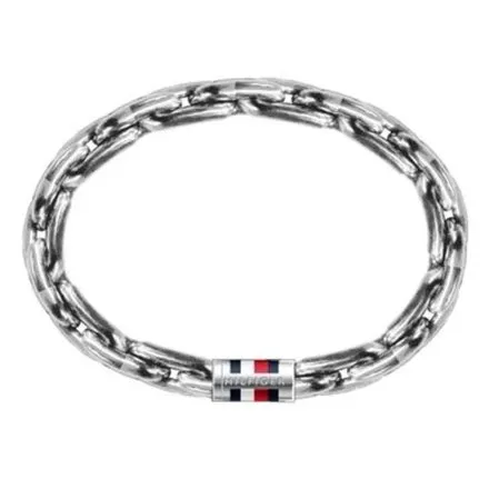 Tommy Hilfiger bransoletka męska srebrna magnetyczna klamra 2790751