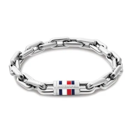 Tommy Hilfiger bransoletka męska srebrna magnetyczna klamra 2790751