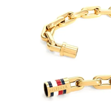 Tommy Hilfiger bransoletka męska złota magnetyczna klamra 2790752