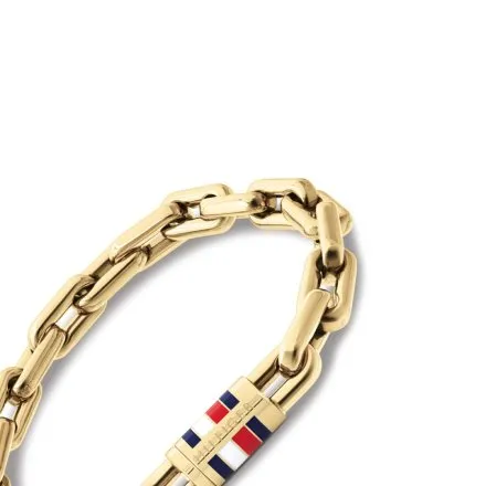 Tommy Hilfiger bransoletka męska złota magnetyczna klamra 2790752