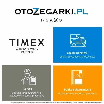 Timex Waterbury Classic TW2Y91800 Zegarek męski na srebrnej bransolecie