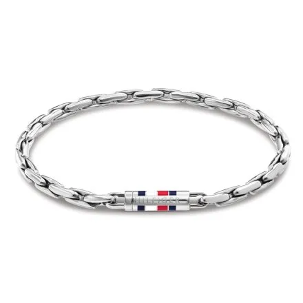 Tommy Hilfiger bransoletka męska srebrna 17 cm łańcuch 2790747S