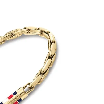Tommy Hilfiger bransoletka męska złota 17 cm łańcuch 2790748S