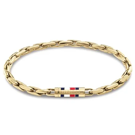 Tommy Hilfiger bransoletka męska złota 17 cm łańcuch 2790748S